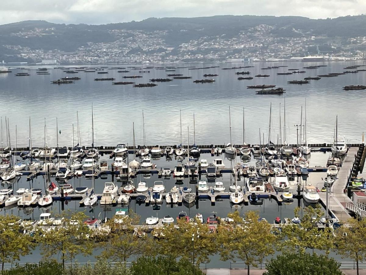 Ferienwohnung Mirador Puerto Nautico, Con Parking Gratis, Moaña Exterior foto
