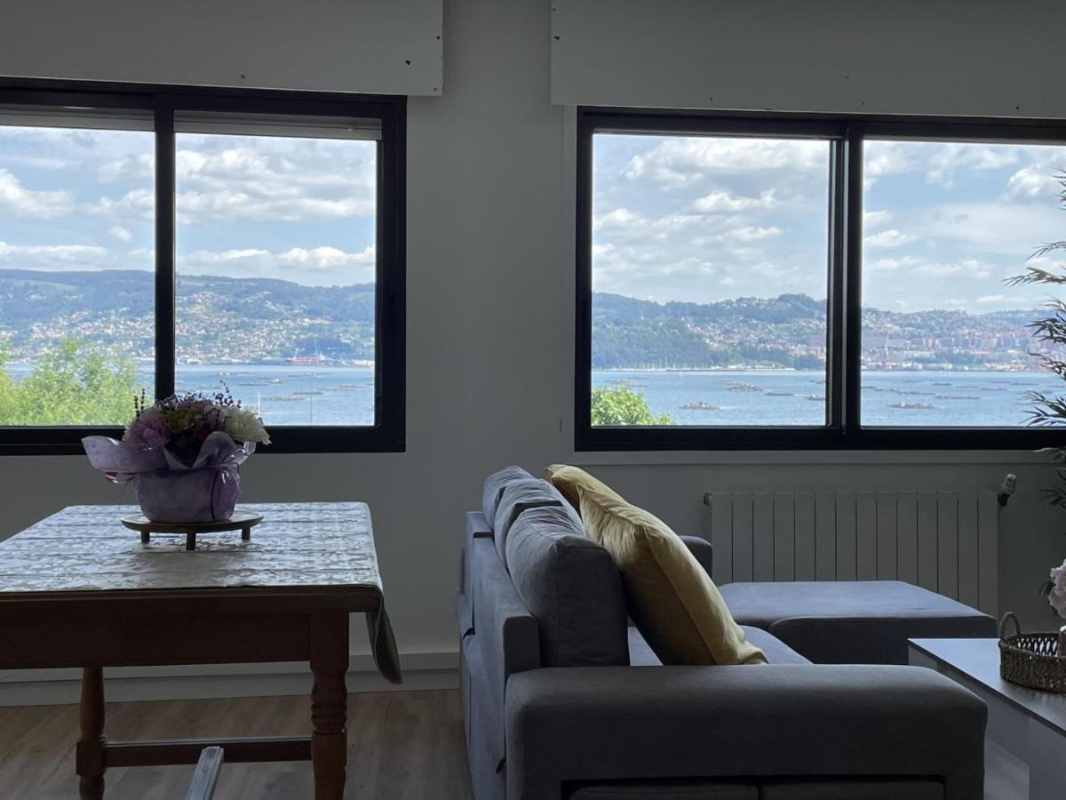 Ferienwohnung Mirador Puerto Nautico, Con Parking Gratis, Moaña Exterior foto